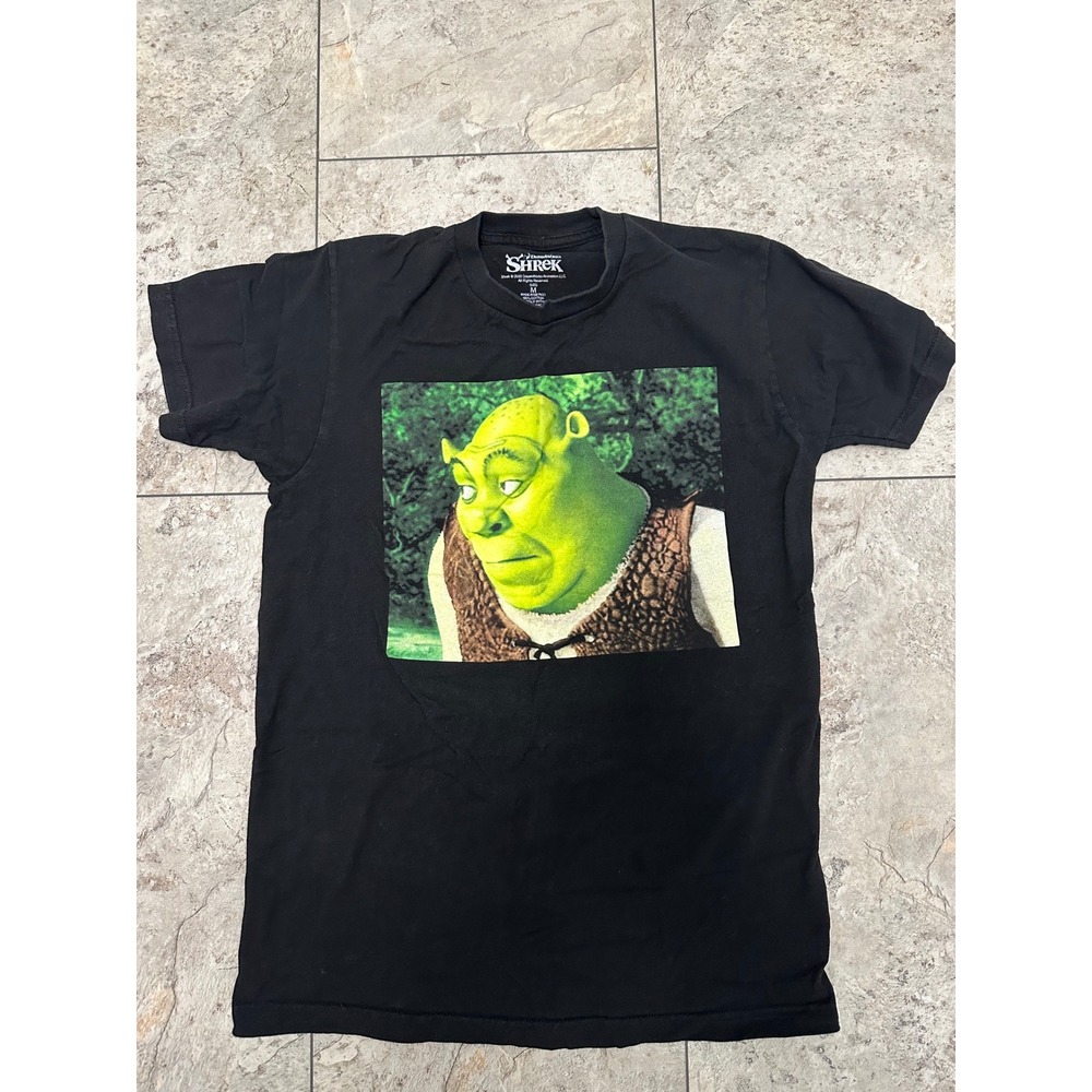 DreamWorks Shrek Graphic TShirt Medium Flaws As-Is